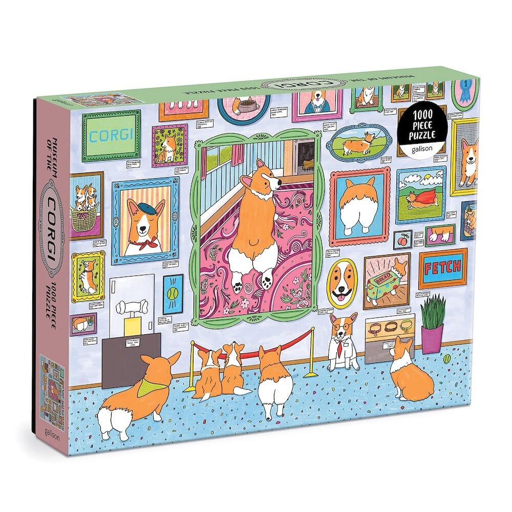 Galison Museum of the Corgi Puzzle 1000 Piece