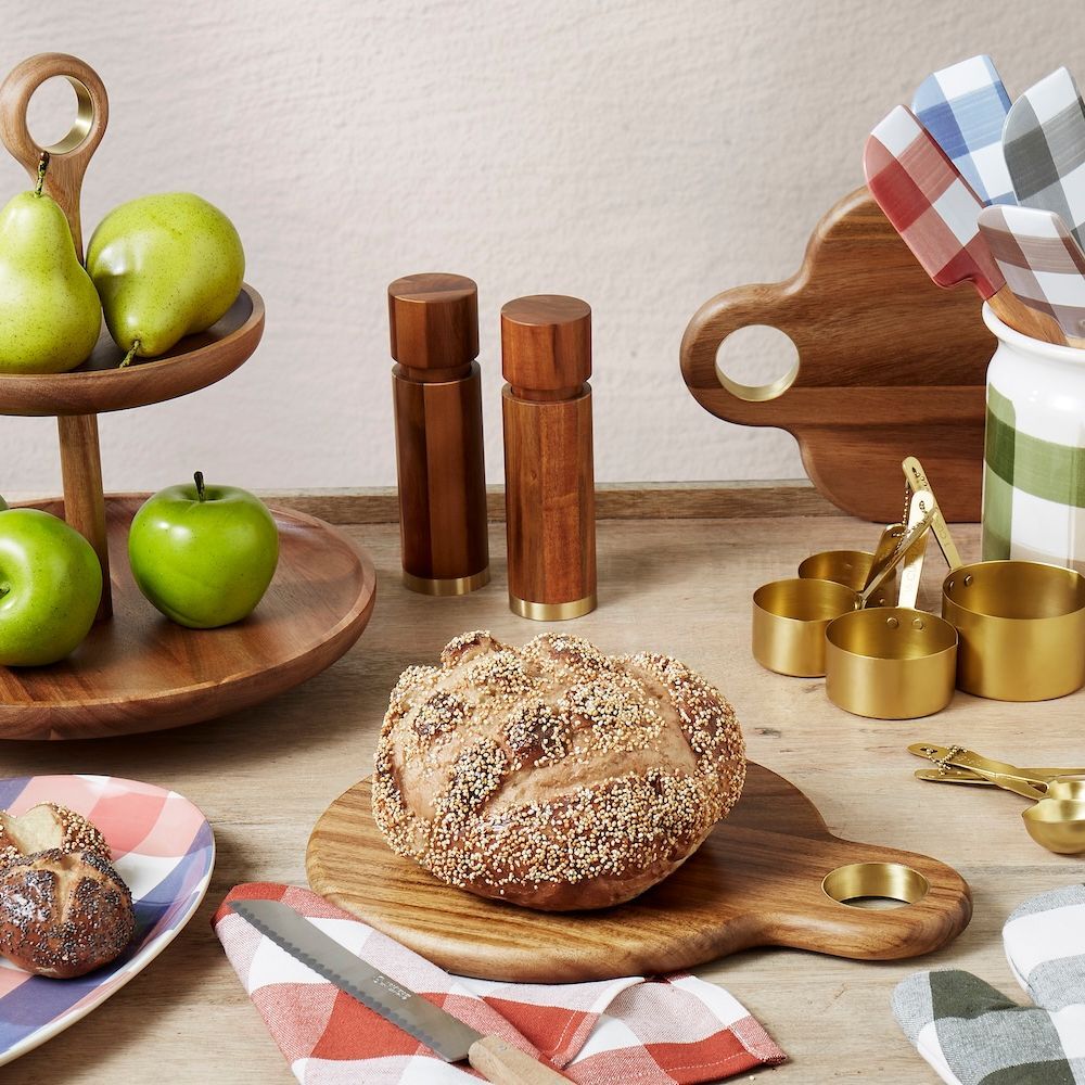 Davis & Waddell Acacia & Brass Pepper Mill