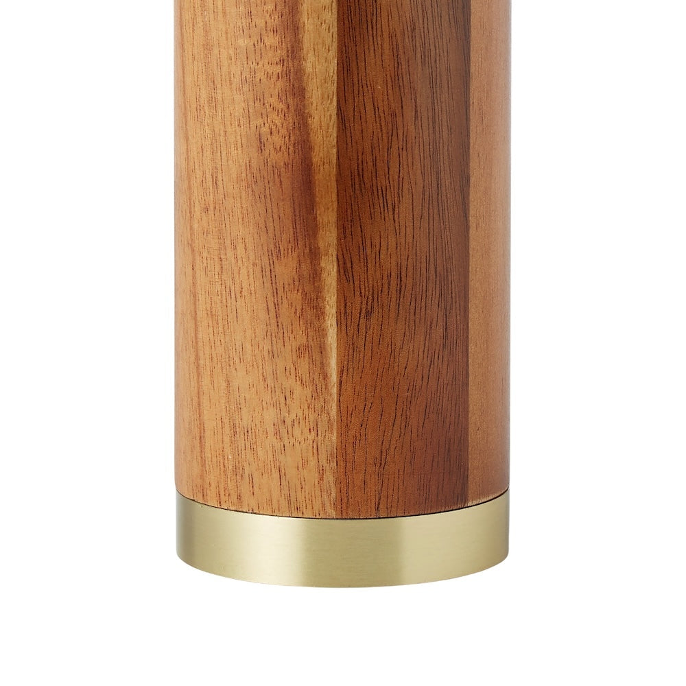 Davis & Waddell Acacia & Brass Pepper Mill