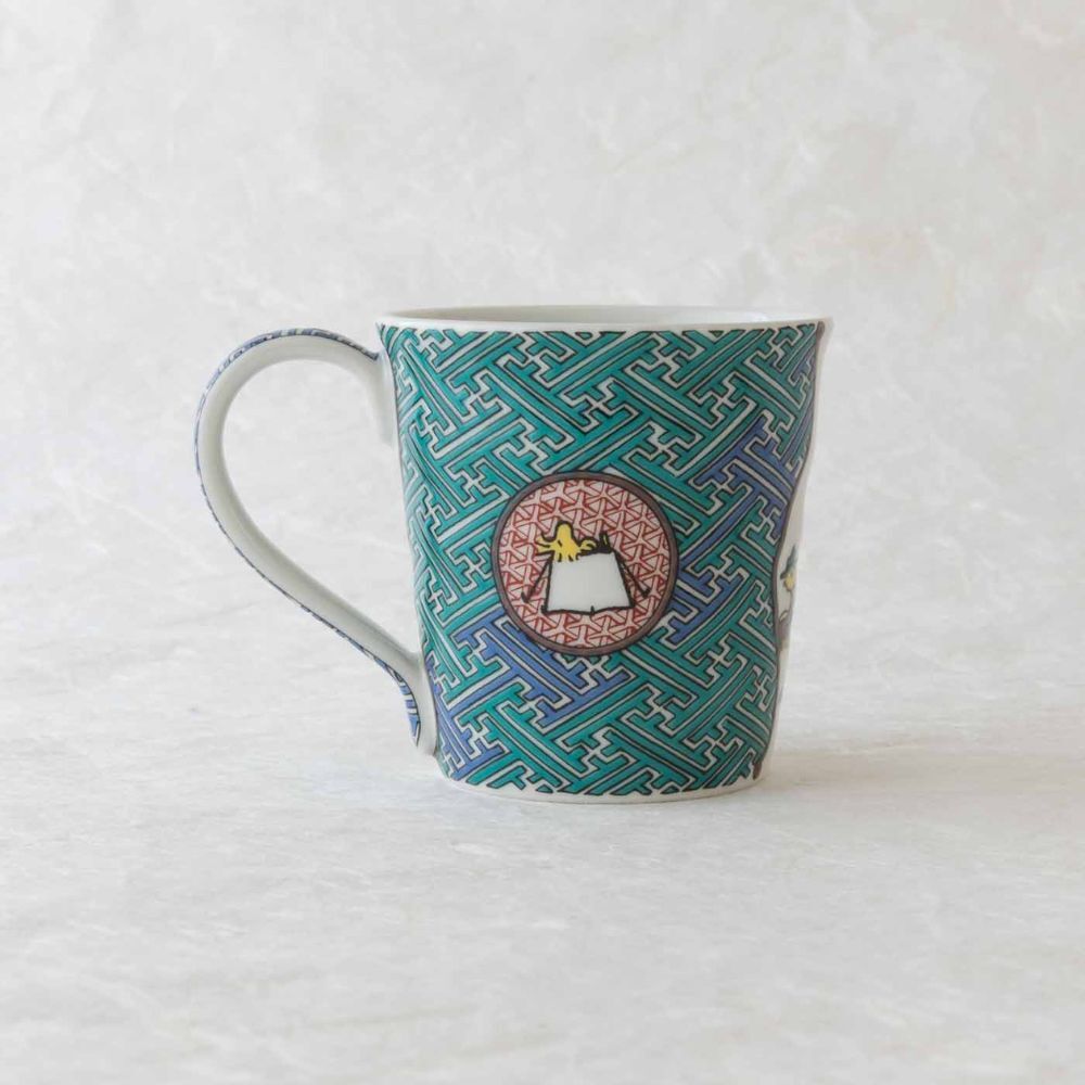 Peanuts Snoopy Kutani Ware Mug 250ml - Sansui