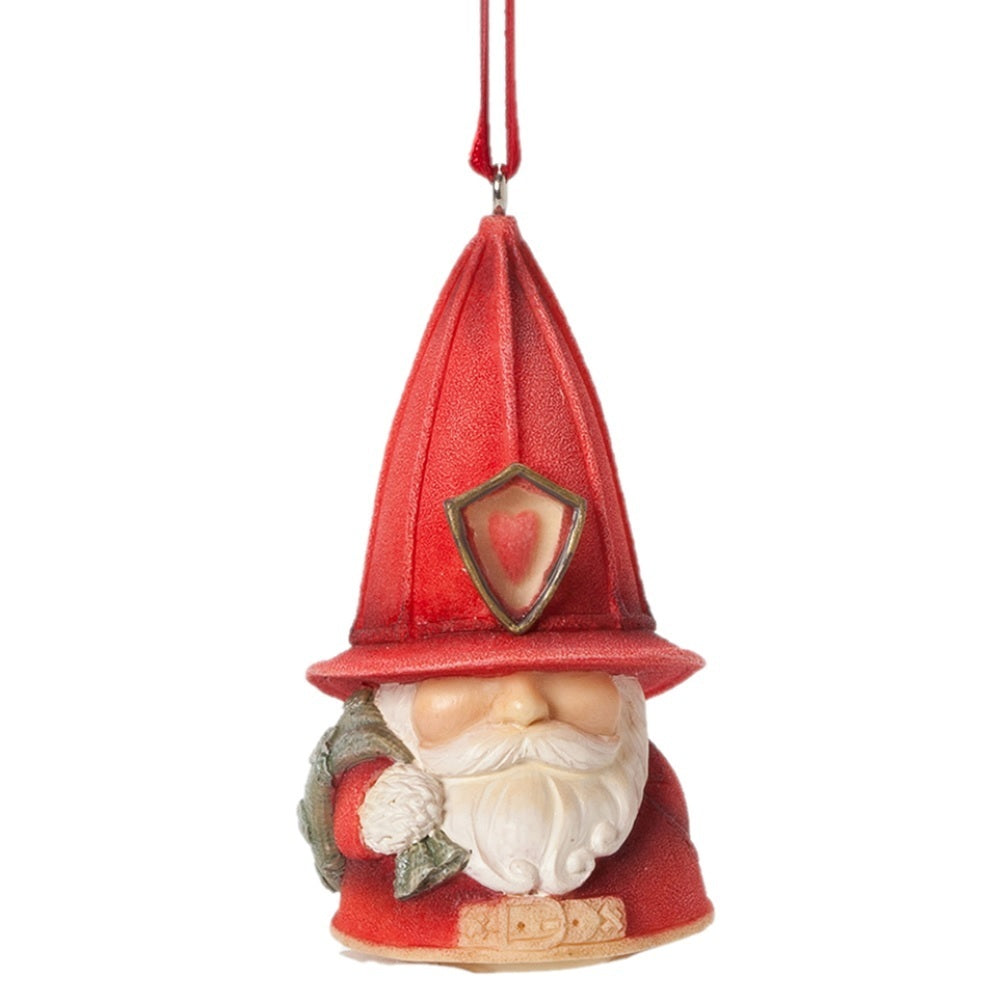 Heart of Christmas Fire Gnome Hanging Ornament