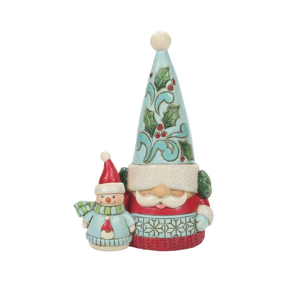 Heartwood Creek Wonderland Gnome with Snowman