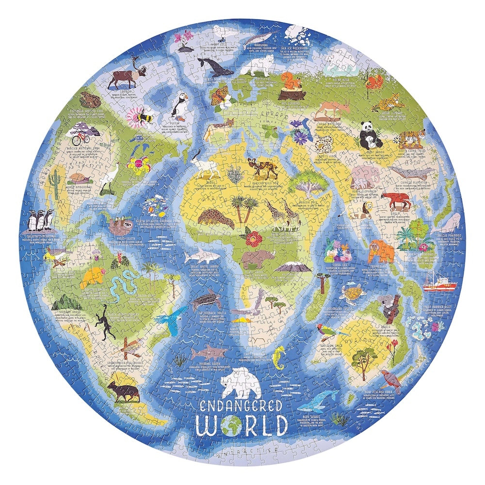 Ridley's Endangered World Puzzle 1000 Piece