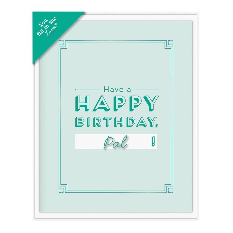 Knock Knock Happy Birthday - Fill In The Love Card Booklet