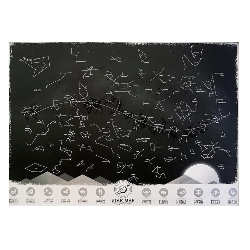Luckies of London Glow In the Dark Star Map