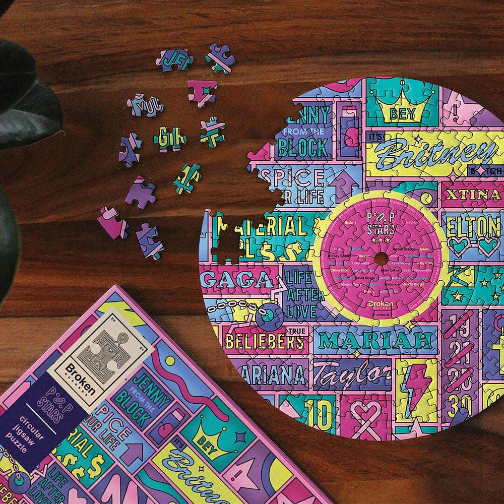 Luckies Broken Records Puzzle Pop Star 200 Piece