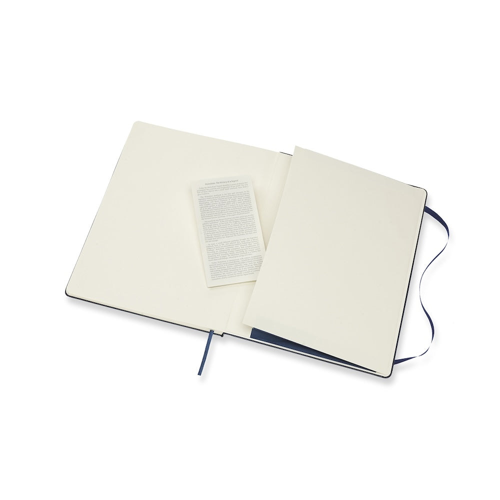 Moleskine Classic Extra Large Hard Cover Notebook Dot Grid - Sapphire Blue