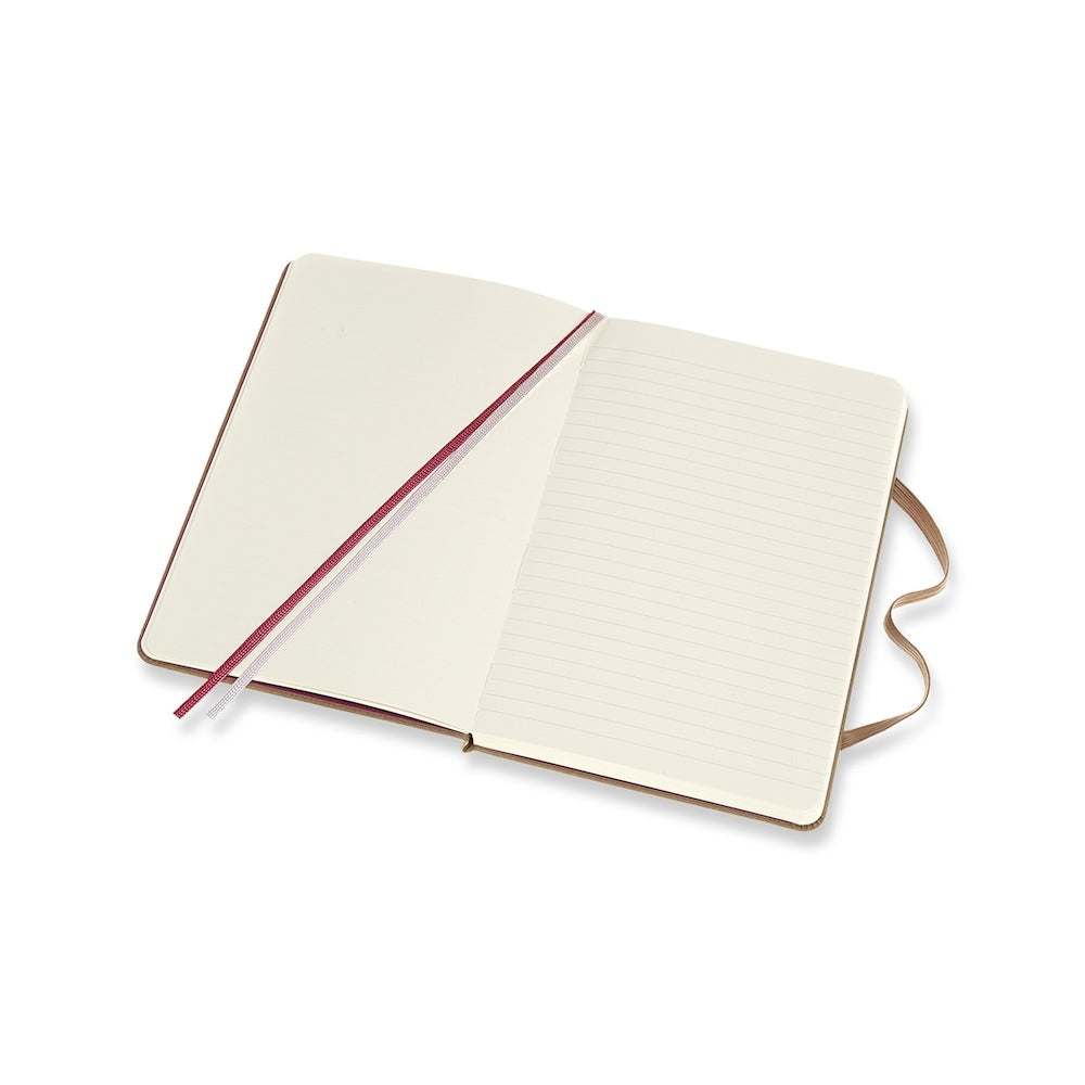 Moleskine Two-Go Notebook Canvas Cover - Ruled + Plain - Medium - Kraft Brown
