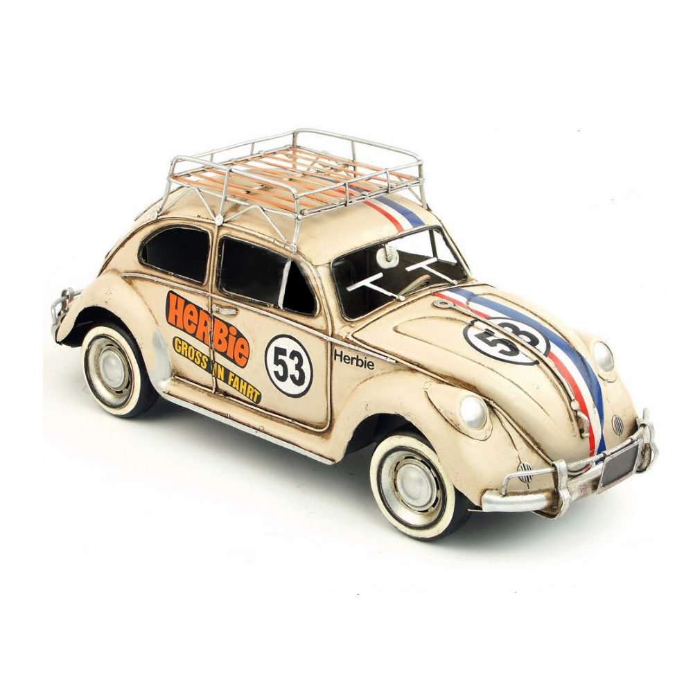 Vintage Replica VW Beetle 53 Herbie 35cm