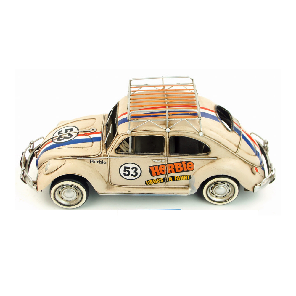 Vintage Replica VW Beetle 53 Herbie 35cm