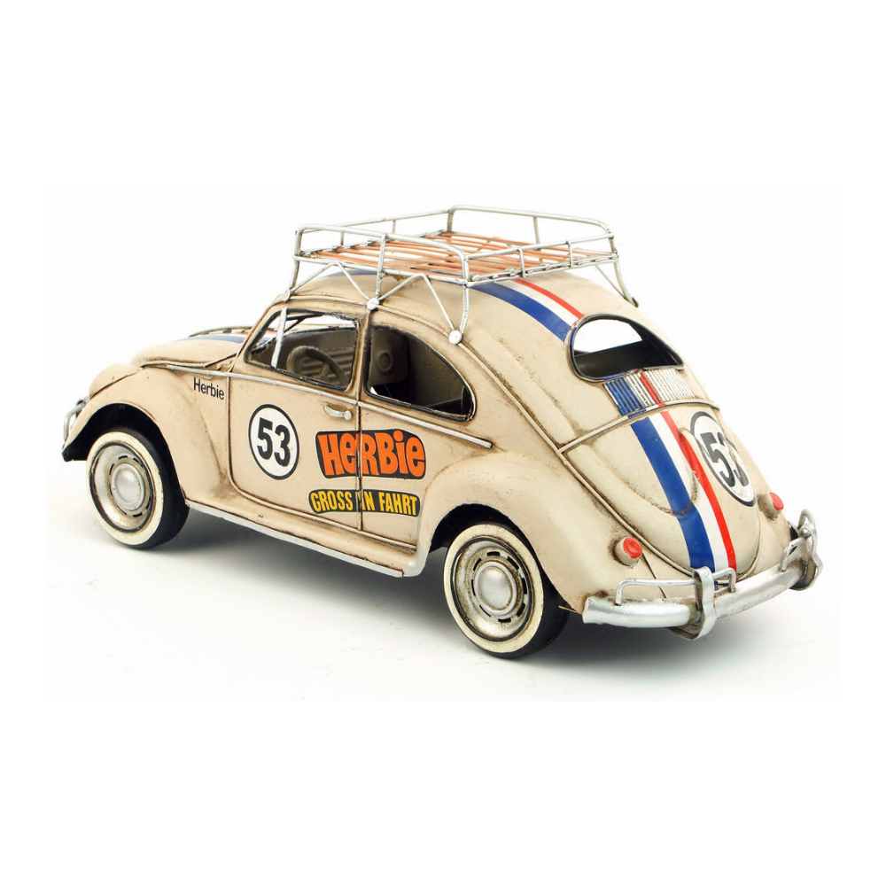 Vintage Replica VW Beetle 53 Herbie 35cm