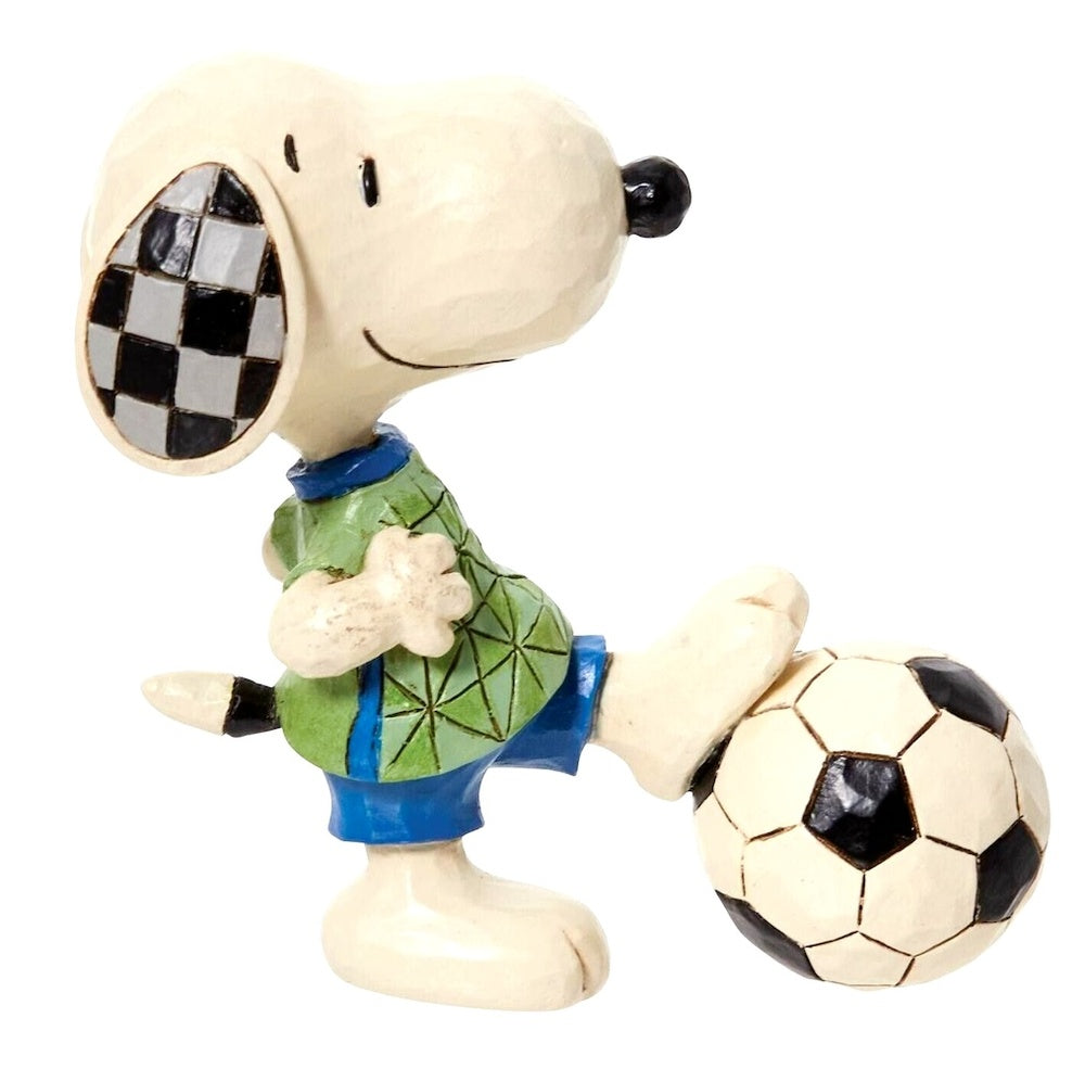 Peanuts by Jim Shore Mini Snoopy Soccer 9cm