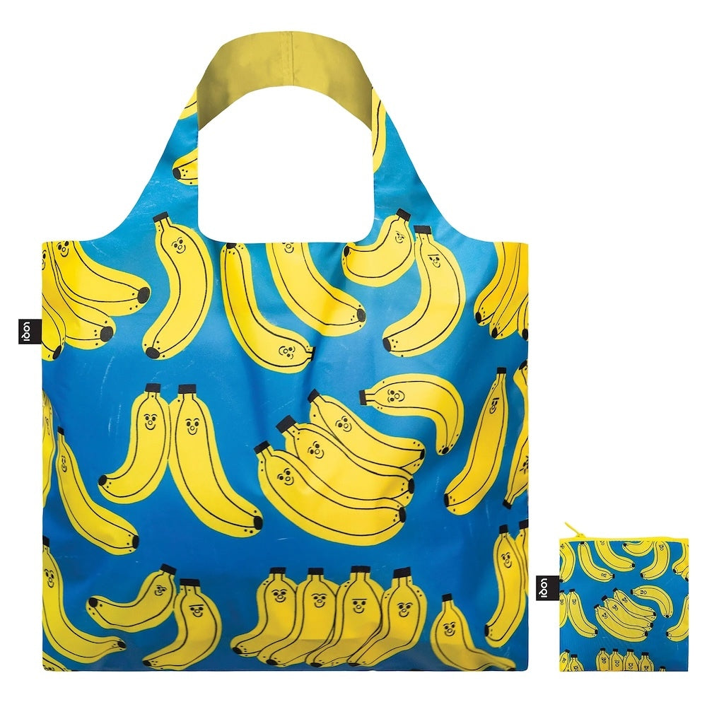 LOQI Tess Smith-Roberts Bad Bananas Shopper Bag