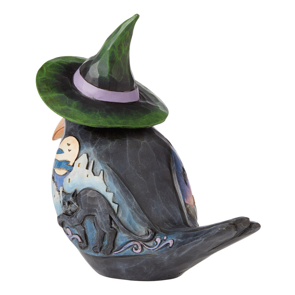 Heartwood Creek Pint Sized Halloween Crow 12.5cm