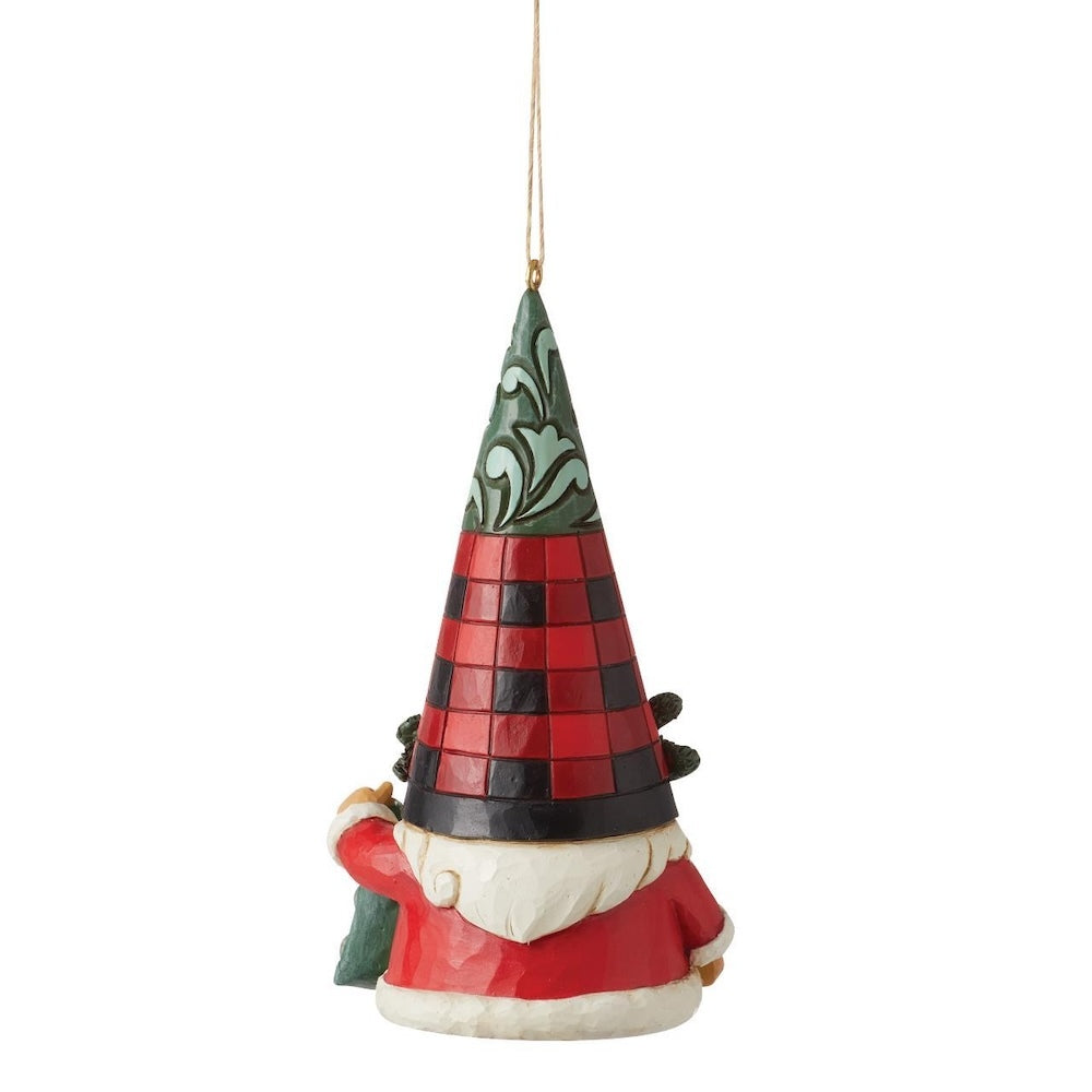 Heartwood Creek Highland Glen Gnome with Bells Hanging Ornament