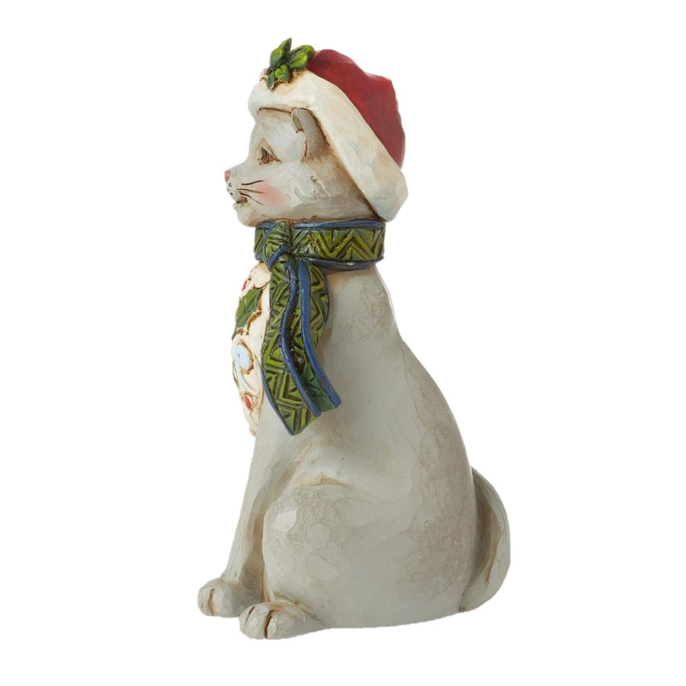 Heartwood Creek Mini Christmas Cat 9.5cm