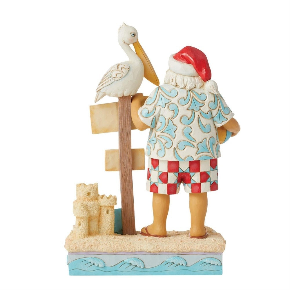 Heartwood Creek Coastal Santa with Signs