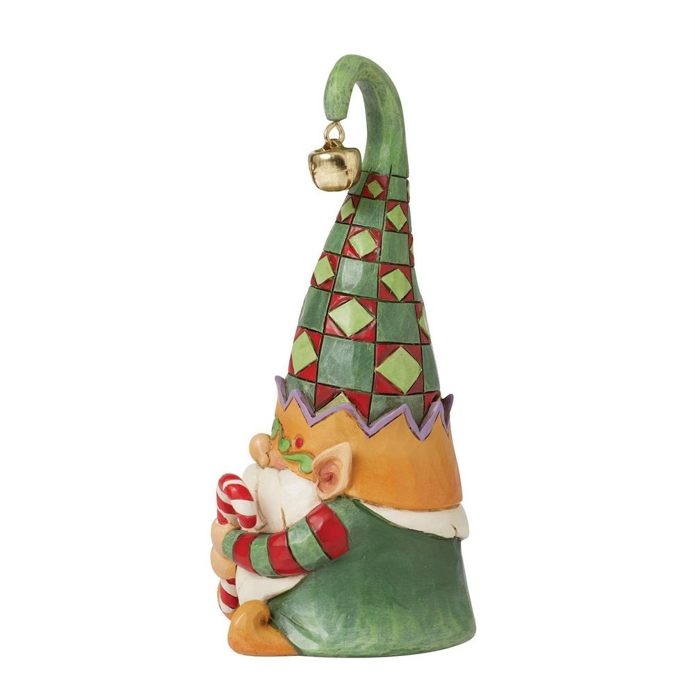 Heartwood Creek Gnome Elf Holding Candy Cane