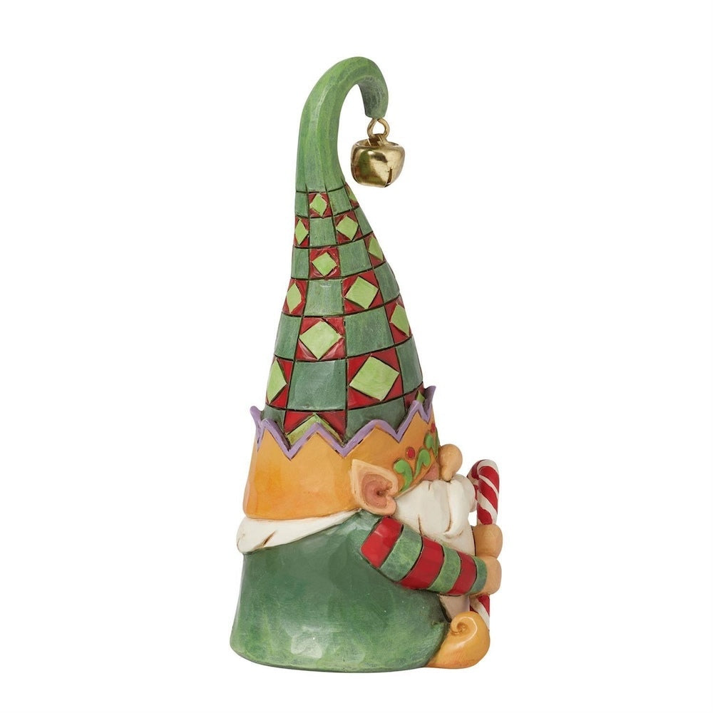 Heartwood Creek Gnome Elf Holding Candy Cane