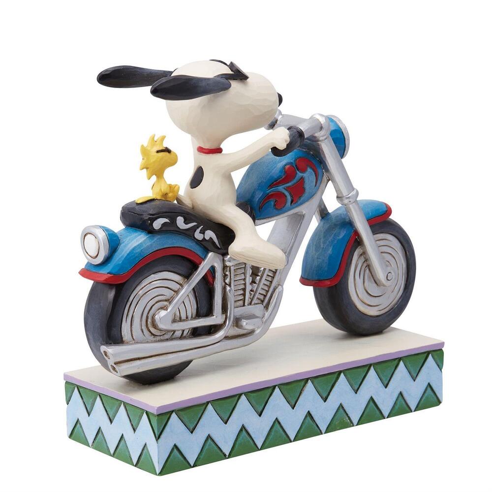 Peanuts by Jim Shore Snoopy Riding Motorcycle