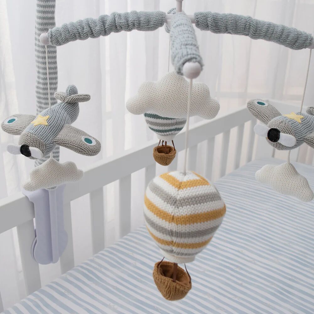 Living Textiles Up Up & Away Musical Mobile Set