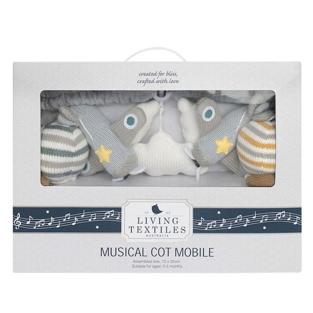 Living Textiles Up Up & Away Musical Mobile Set