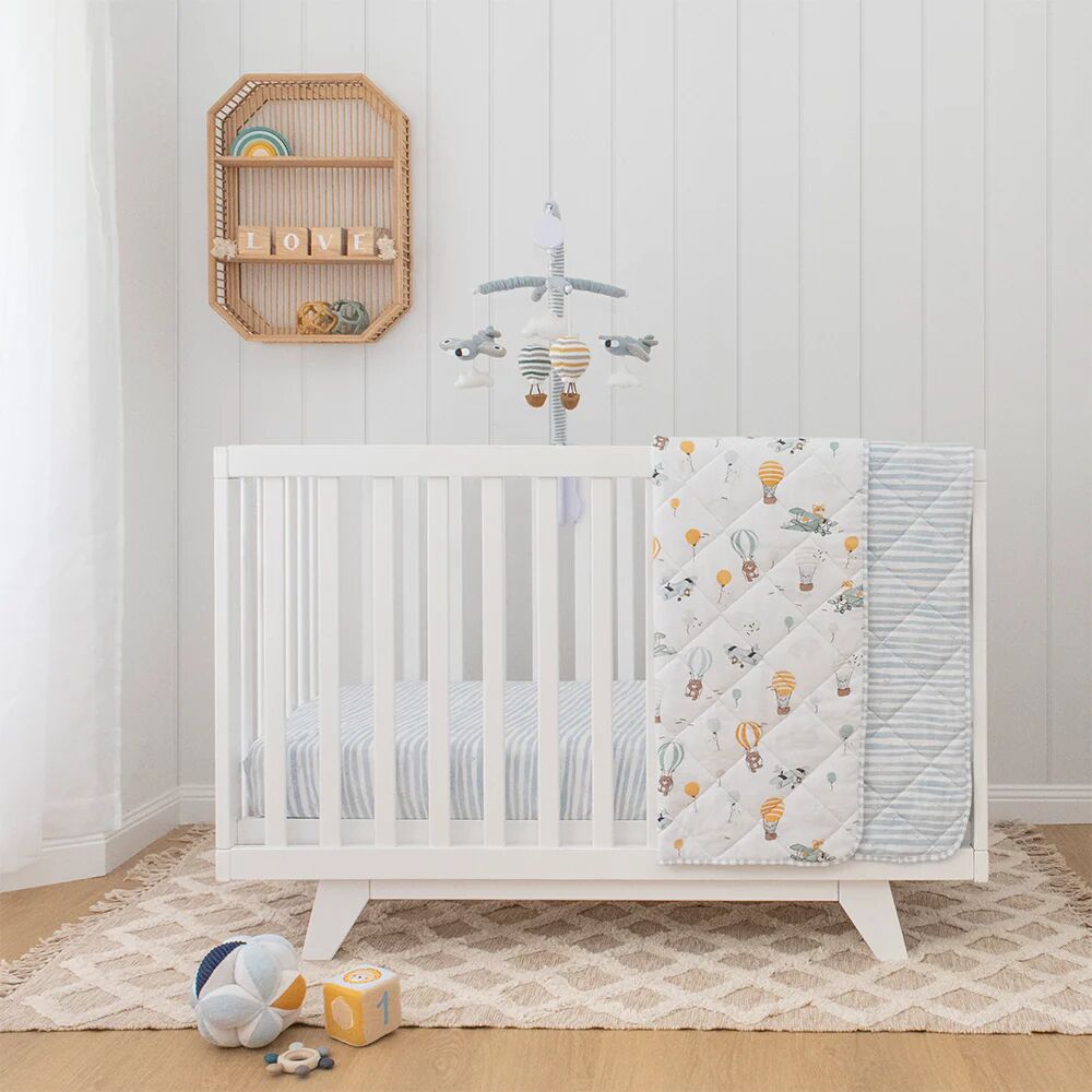 Living Textiles Up Up & Away Musical Mobile Set