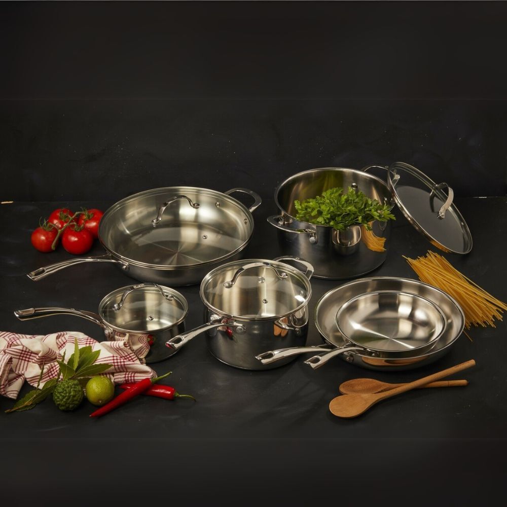 Swiss Diamond Premium Steel DLX 6pc Cookware Set