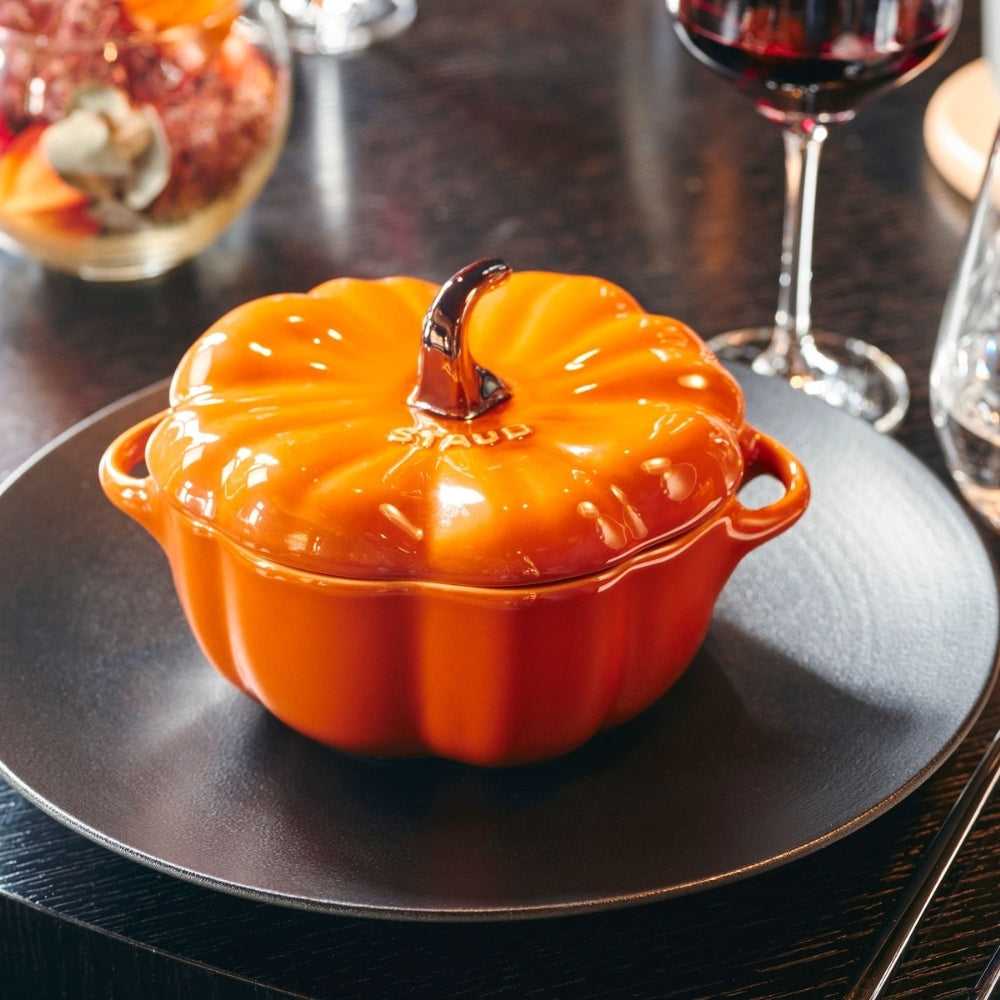 Staub Mini Pumpkin Ceramic Cocotte
