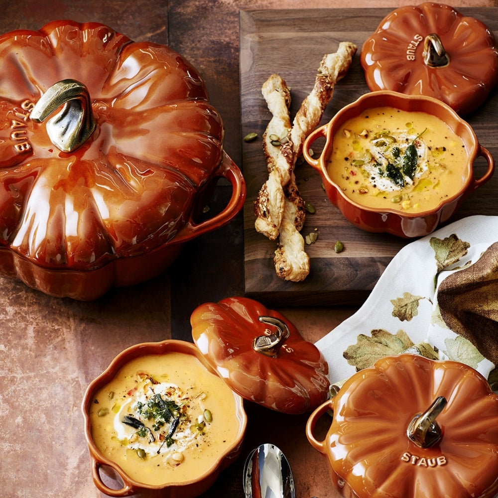 Staub Mini Pumpkin Ceramic Cocotte