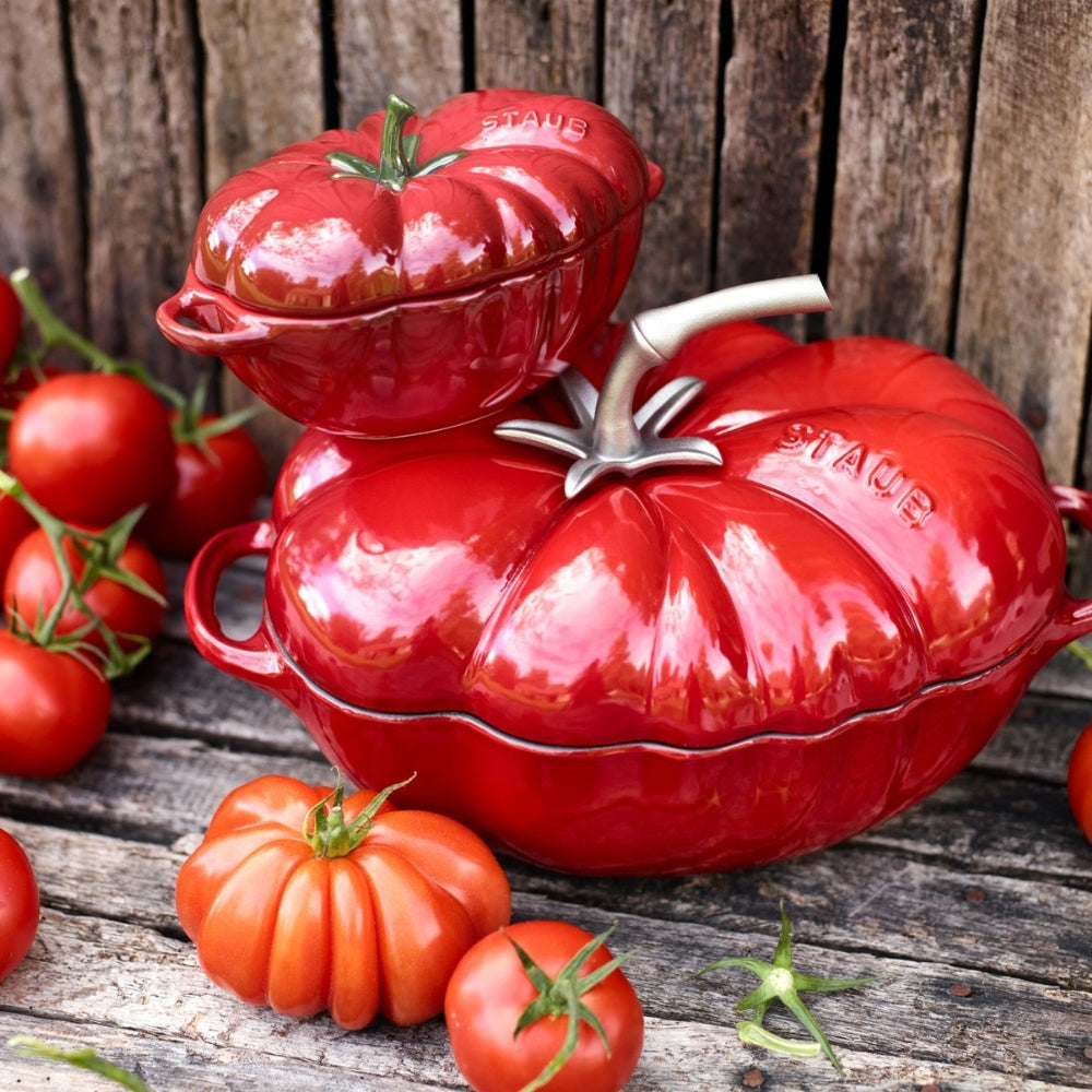 Staub Mini Tomato Ceramic Cocotte