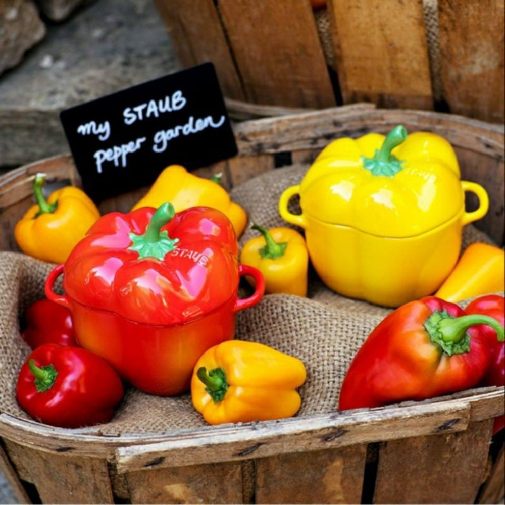 Staub Mini Capsicum Ceramic Cocotte