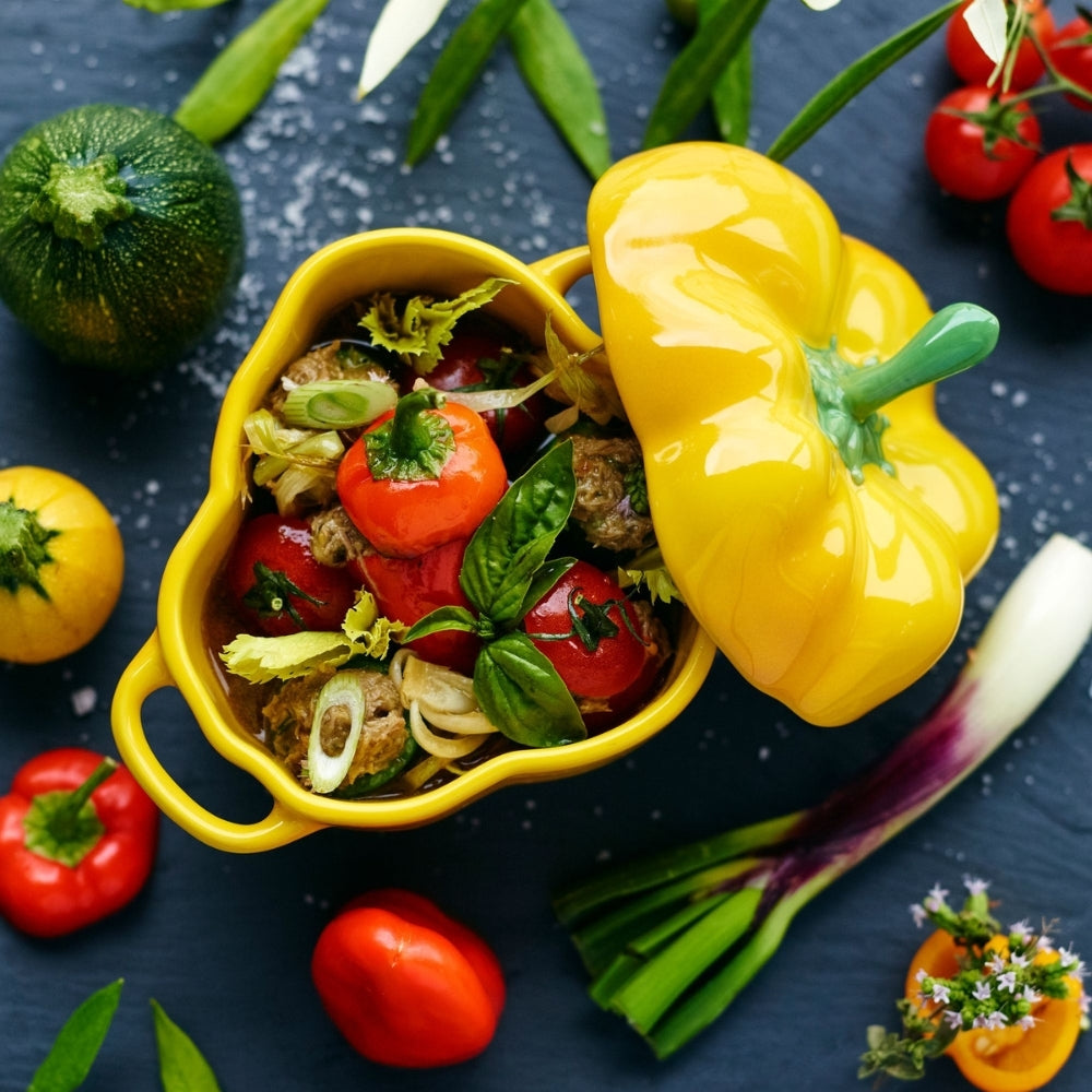 Staub Mini Capsicum Ceramic Cocotte