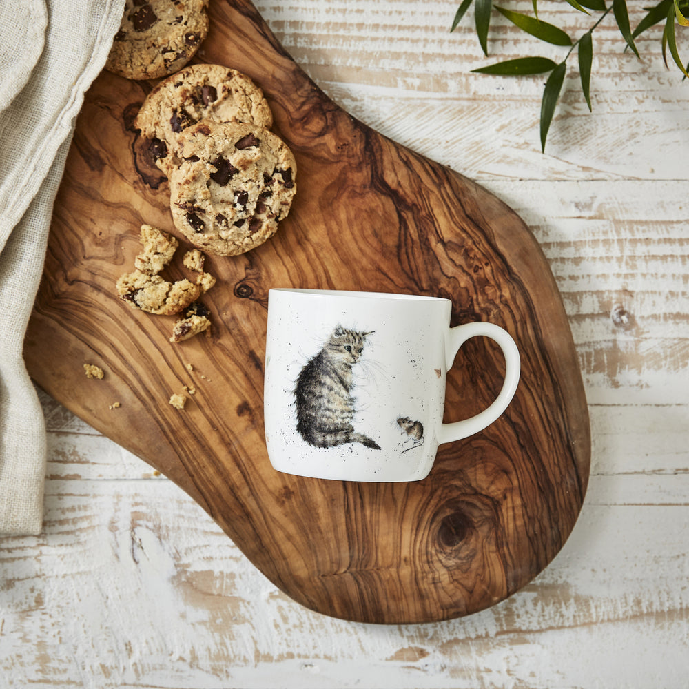 Royal Worcester Wrendale Designs Mug - Cat and Mouse
