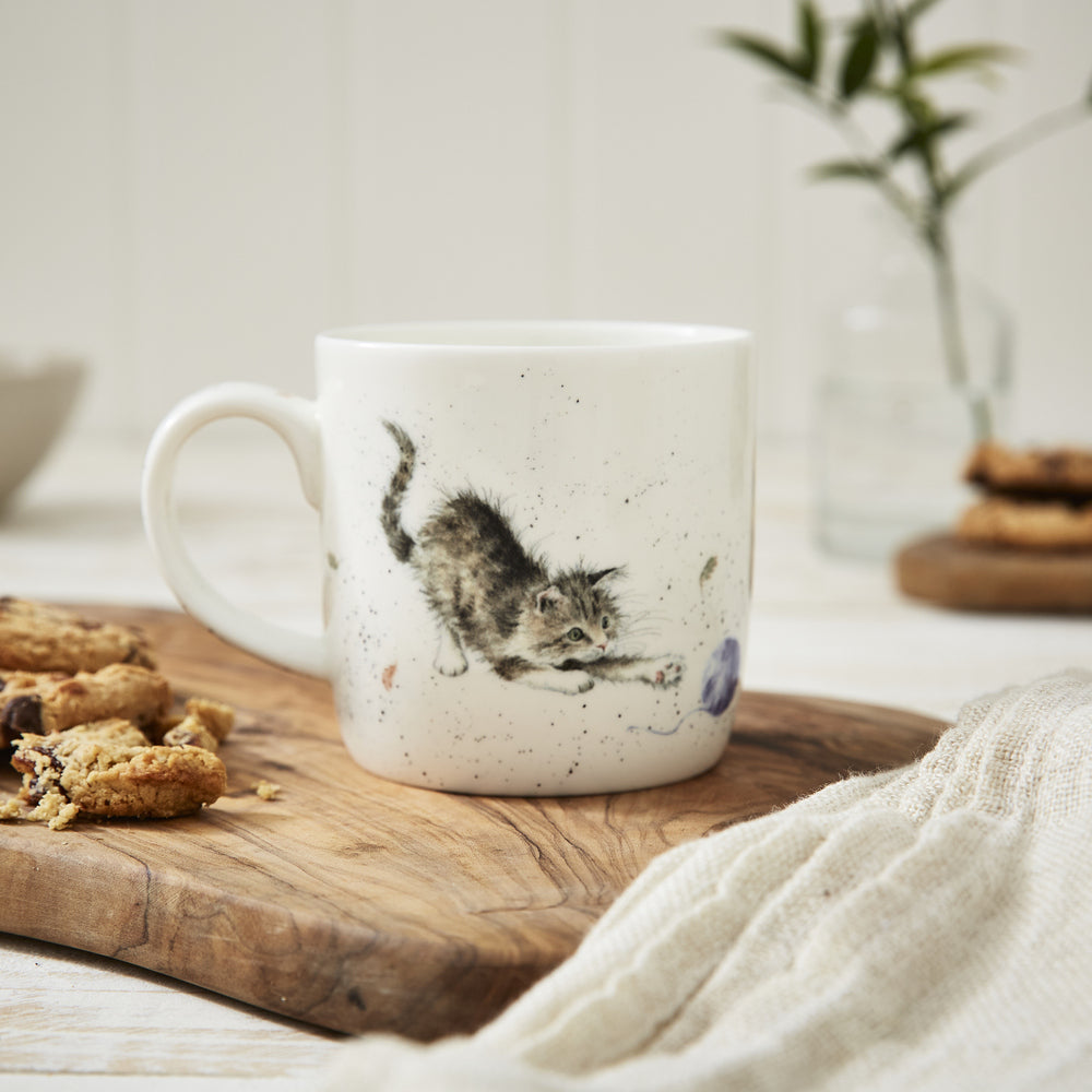 Royal Worcester Wrendale Designs Mug - Cat and Mouse