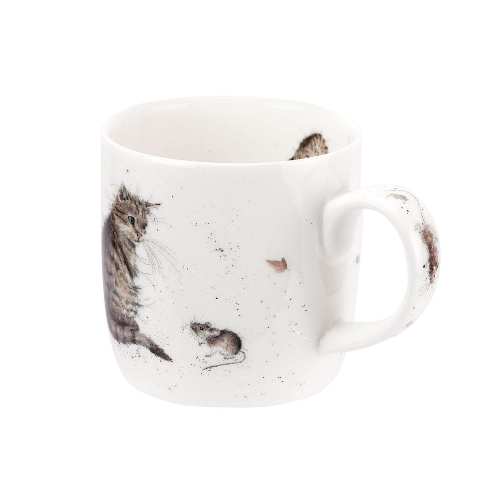 Royal Worcester Wrendale Designs Mug - Cat and Mouse