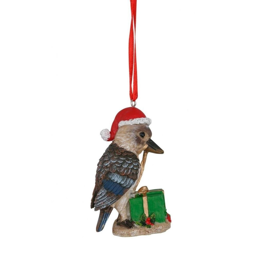 Australiana Kookaburra with Gift Box Christmas Hanging Figure 8cm (Set of 2)