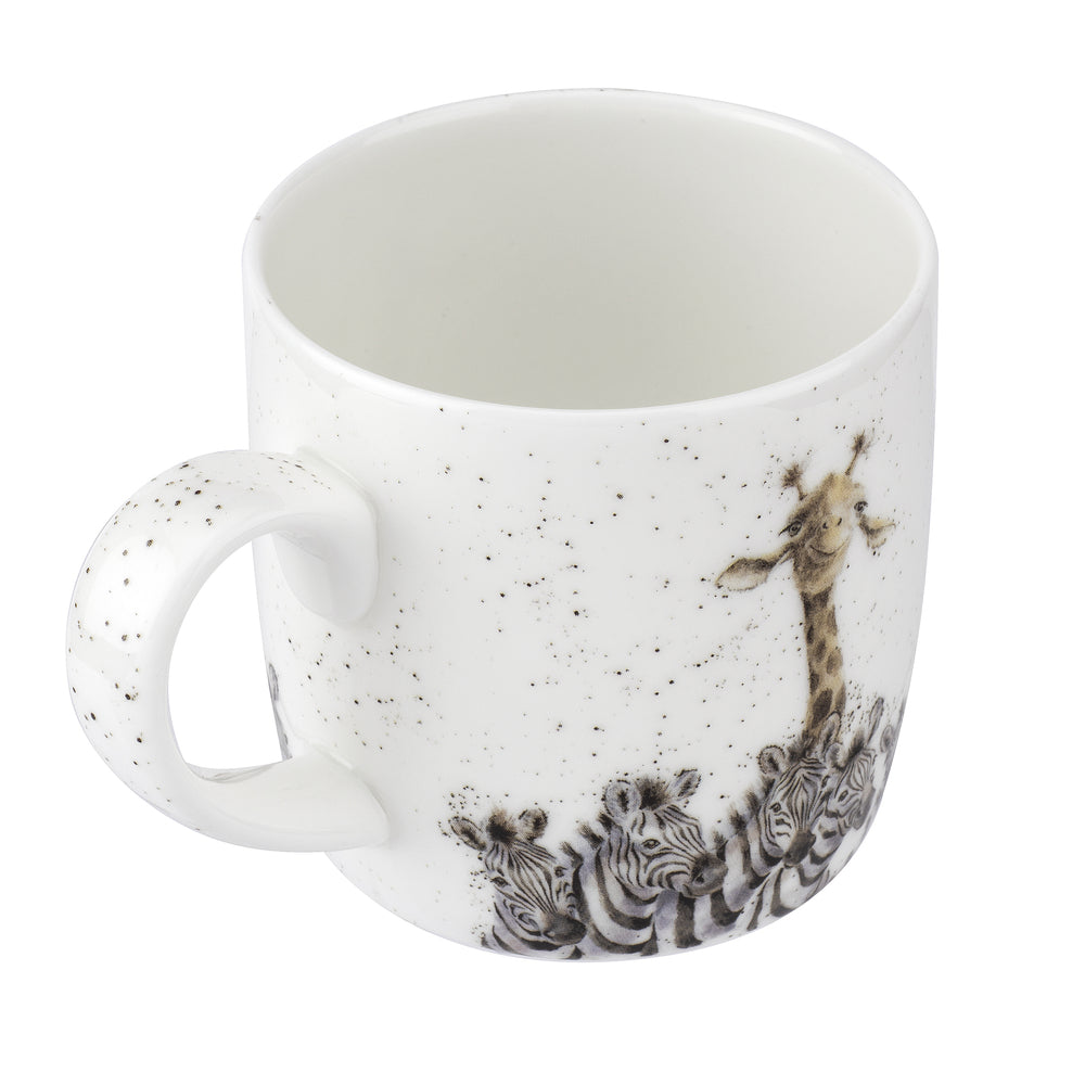 Royal Worcester Wrendale Designs Mug - Zebra & Giraffe