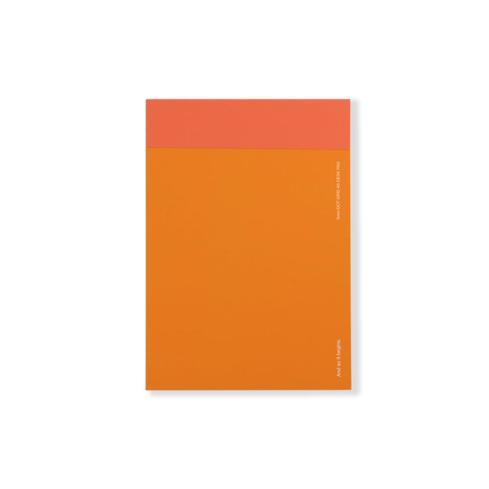 Any Day Now Soft Touch Desk Pad A5 Dot Grid