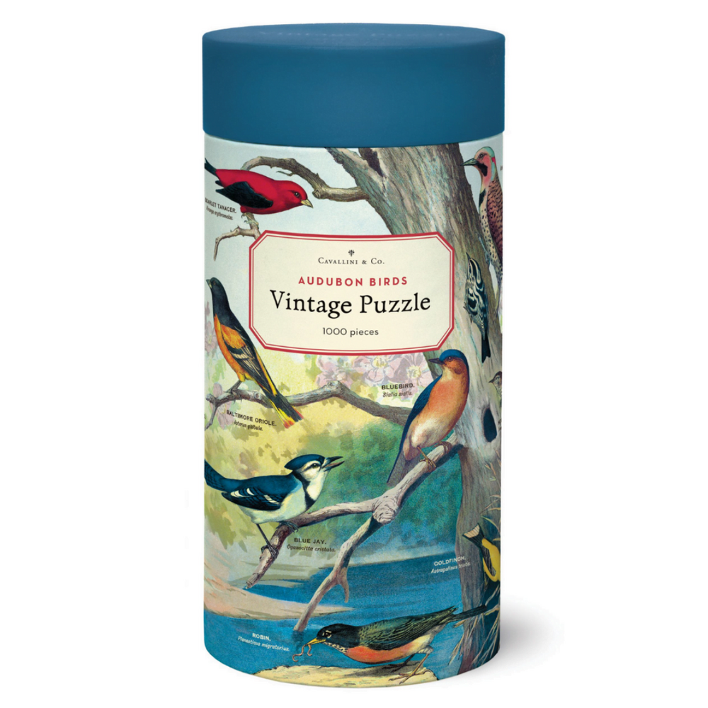 Cavallini Vintage Puzzle Audubon Birds 1000 Piece