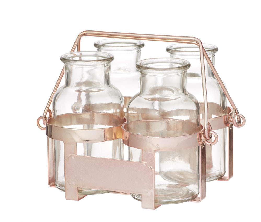 Amalfi Set of 4 Oaks Bottles 13.5x17cm