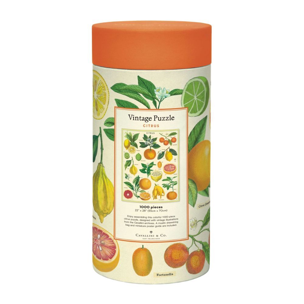 Cavallini Vintage Puzzle Citrus 1000 Piece