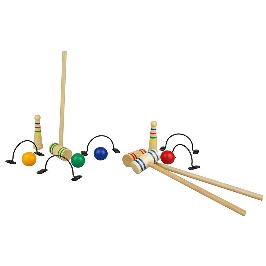 IS Gift Classic Wooden Tabletop Croquet