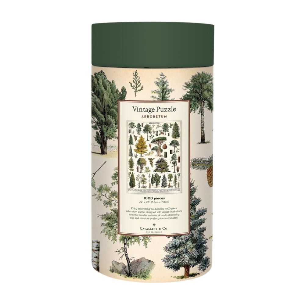Cavallini Vintage Puzzle Arboretum 1000 Piece