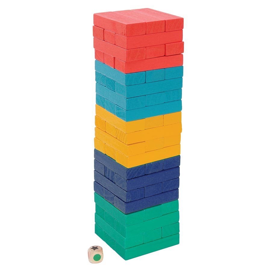 IS Gift Classic Coloured Tumbling Tower