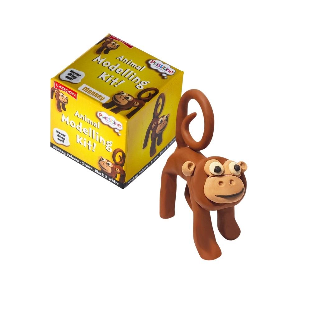 Lagoon Plasticine Animal Modelling Kit - Monkey