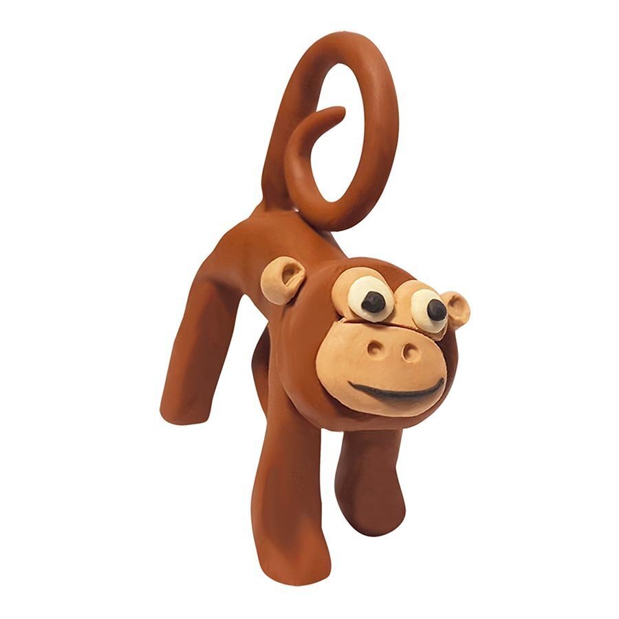 Lagoon Plasticine Animal Modelling Kit - Monkey