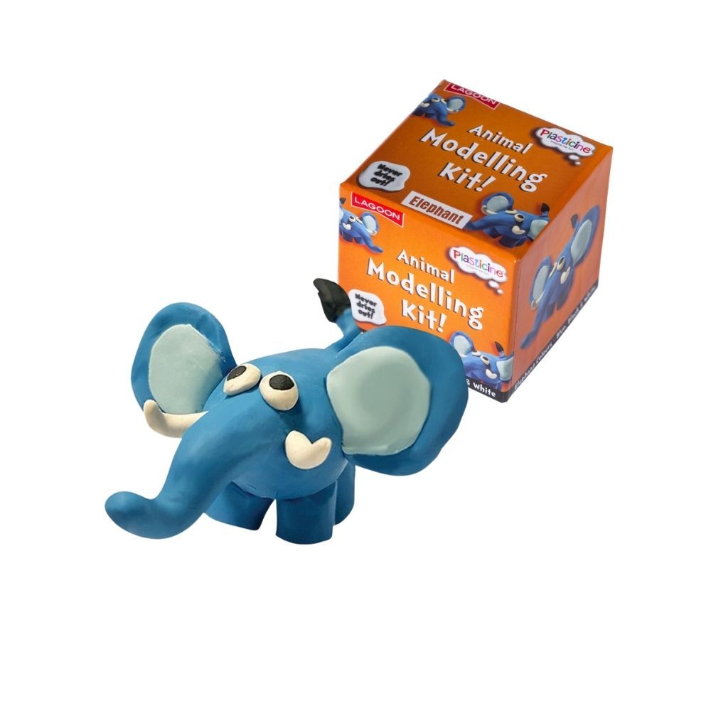 Lagoon Plasticine Animal Modelling Kit - Elephant
