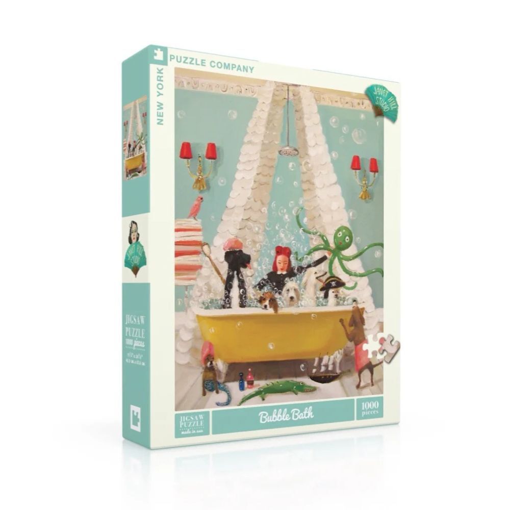 New York Puzzle Company 1000 Piece Puzzle Bubble Bath