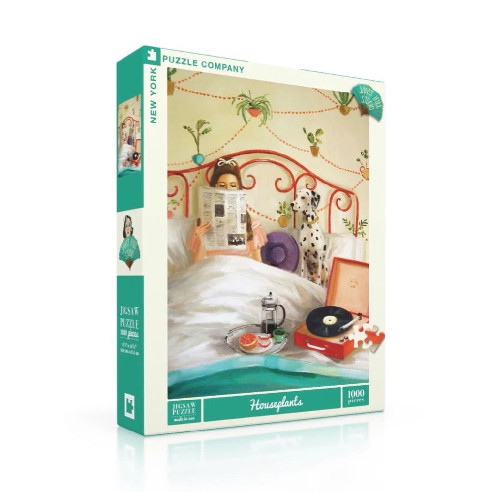 New York Puzzle Company 1000 Piece Puzzle Houseplants